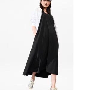 Athleta Presidio Traveler Maxi Dress | Black | Petite Small